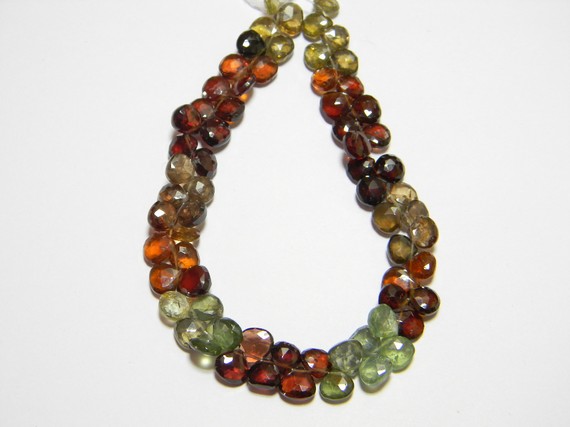 Quality Tundru Sapphire Faceted Heart Briolettes